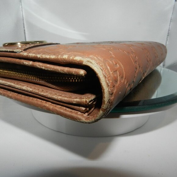 Limited Edition Gucci Guccissma Rose Gold Continental Wallet Hawaii Exclusive - Picture 8 of 16